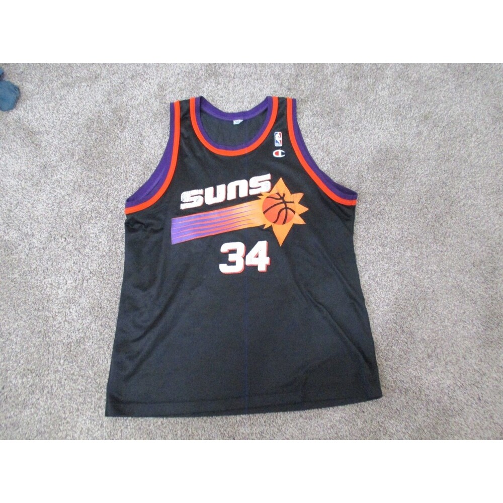 Vintage Champion Suns Jersey 34 Barkley XL Black guatemala